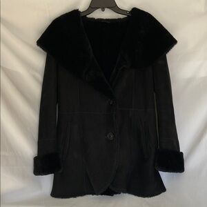Chic Black Teddy Jacket for Women